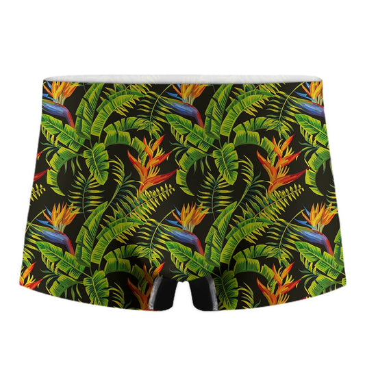 Tropical Summer Pattern Print Men's Boxer Briefs