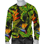 Tropical Summer Pattern Print Men's Crewneck Sweatshirt GearFrost