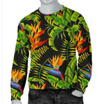 Tropical Summer Pattern Print Men's Crewneck Sweatshirt GearFrost