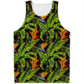 Tropical Summer Pattern Print Men's Tank Top