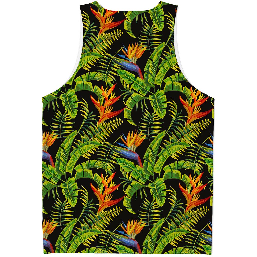 Tropical Summer Pattern Print Men's Tank Top