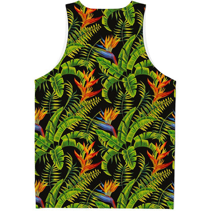Tropical Summer Pattern Print Men's Tank Top
