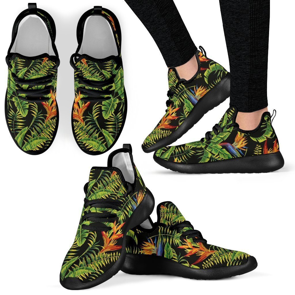 Tropical Summer Pattern Print Mesh Knit Shoes GearFrost