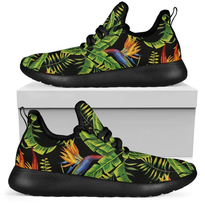 Tropical Summer Pattern Print Mesh Knit Shoes GearFrost