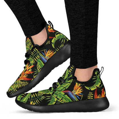 Tropical Summer Pattern Print Mesh Knit Shoes GearFrost