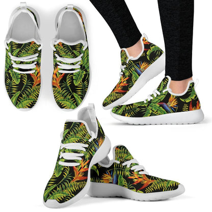 Tropical Summer Pattern Print Mesh Knit Shoes GearFrost