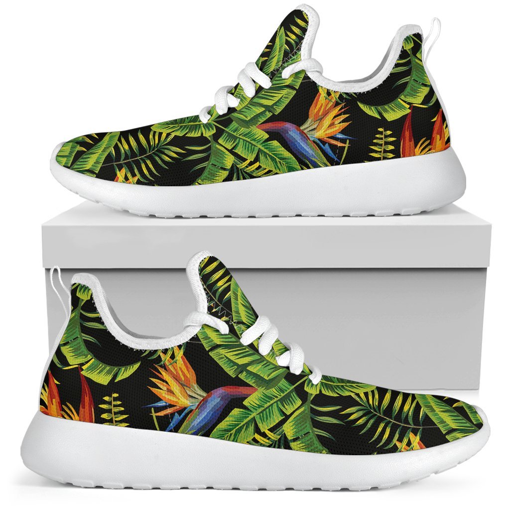 Tropical Summer Pattern Print Mesh Knit Shoes GearFrost