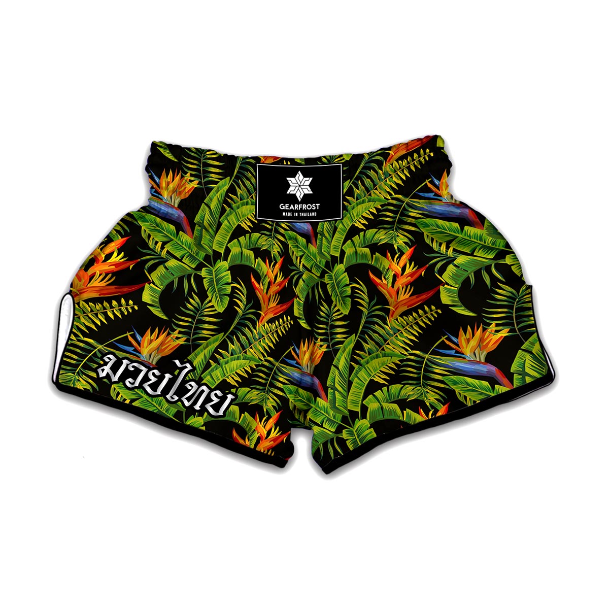 Tropical Summer Pattern Print Muay Thai Boxing Shorts