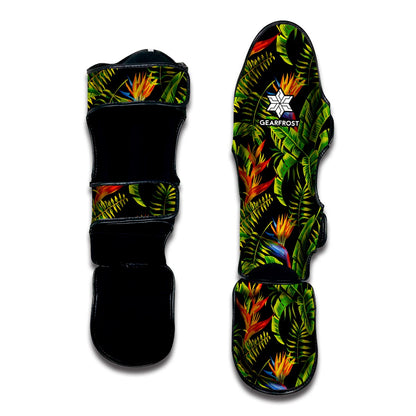 Tropical Summer Pattern Print Muay Thai Shin Guard