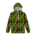 Tropical Summer Pattern Print Pullover Hoodie