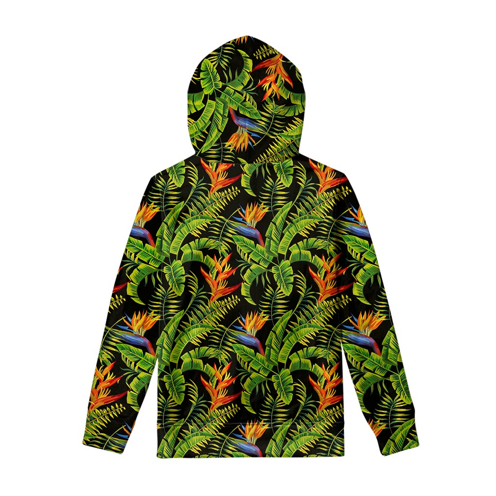 Tropical Summer Pattern Print Pullover Hoodie