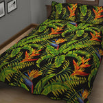 Tropical Summer Pattern Print Quilt Bed Set