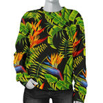 Tropical Summer Pattern Print Women's Crewneck Sweatshirt GearFrost