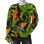 Tropical Summer Pattern Print Women's Crewneck Sweatshirt GearFrost