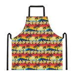 Tropical Sunset Pattern Print Apron