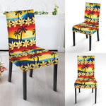 Tropical Sunset Pattern Print Dining Chair Slipcover