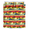 Tropical Sunset Pattern Print Duvet Cover Bedding Set
