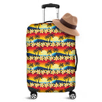 Tropical Sunset Pattern Print Luggage Cover