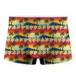 Tropical Sunset Pattern Print Men's Boxer Briefs