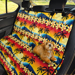 Tropical Sunset Pattern Print Pet Car Back Seat Cover