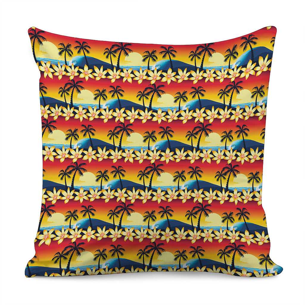 Tropical Sunset Pattern Print Pillow Cover