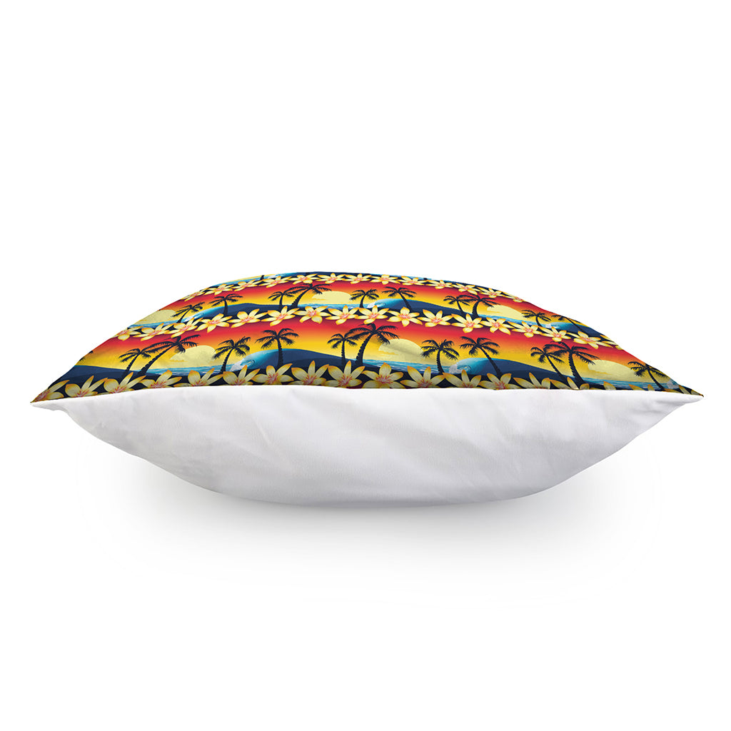 Tropical Sunset Pattern Print Pillow Cover