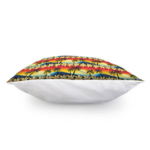 Tropical Sunset Pattern Print Pillow Cover