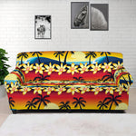 Tropical Sunset Pattern Print Sofa Cover