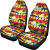 Tropical Sunset Pattern Print Universal Fit Car Seat Covers