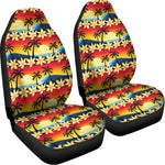 Tropical Sunset Pattern Print Universal Fit Car Seat Covers