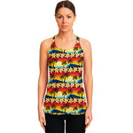 Tropical Sunset Pattern Print Women's Racerback Tank Top