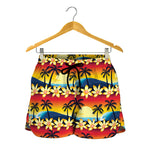 Tropical Sunset Pattern Print Women's Shorts