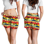 Tropical Sunset Pattern Print Women's Shorts