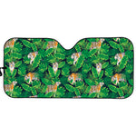 Tropical Tiger Pattern Print Car Sun Shade