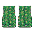 Tropical Tiger Pattern Print Front Car Floor Mats