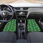 Tropical Tiger Pattern Print Front Car Floor Mats