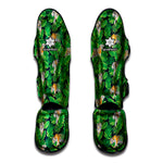 Tropical Tiger Pattern Print Muay Thai Shin Guard