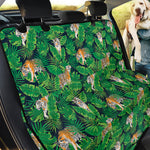 Tropical Tiger Pattern Print Pet Car Back Seat Cover