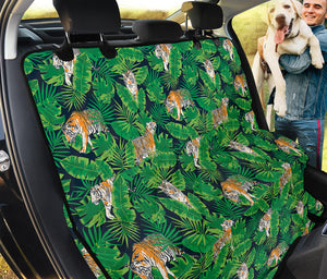 Tropical Tiger Pattern Print Pet Car Back Seat Cover