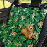 Tropical Tiger Pattern Print Pet Car Back Seat Cover