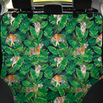 Tropical Tiger Pattern Print Pet Car Back Seat Cover