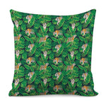 Tropical Tiger Pattern Print Pillow Cover