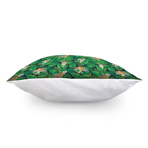 Tropical Tiger Pattern Print Pillow Cover