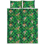 Tropical Tiger Pattern Print Quilt Bed Set