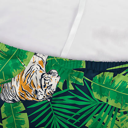 Tropical Tiger Pattern Print Sofa Cover