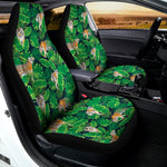 Tropical Tiger Pattern Print Universal Fit Car Seat Covers
