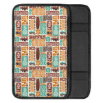 Tropical Tiki Pattern Print Car Center Console Cover