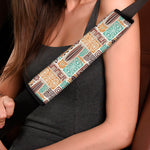 Tropical Tiki Pattern Print Car Seat Belt Covers