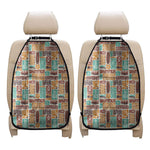 Tropical Tiki Pattern Print Car Seat Organizers
