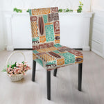 Tropical Tiki Pattern Print Dining Chair Slipcover